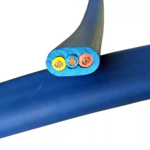 600V su geçirmez bakır kablo PVC yalıtım teli 3 4 5 çekirdek 4*1.5 4*2.5 3*1.5 3*2.5 düz dalgıç su pompaları kabloları - Product Image 4