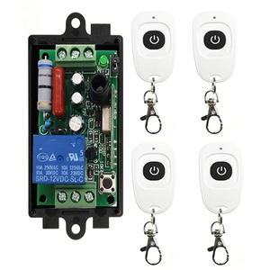 AC 220 V 1CH 1 CH interruttore telecomando Wireless RF uscita relè 10A modulo ricevitore Radio + trasmettitore a un pulsante - Product Image 1