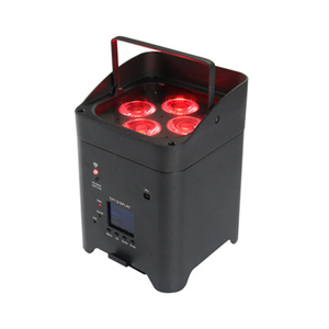 Gran oferta 4x18W RGBWA UV 6 en 1 regulable LED Slim Par Light bodas focos de escenario con IR Wifi Control DMX control remoto inalámbrico - Product Image 1