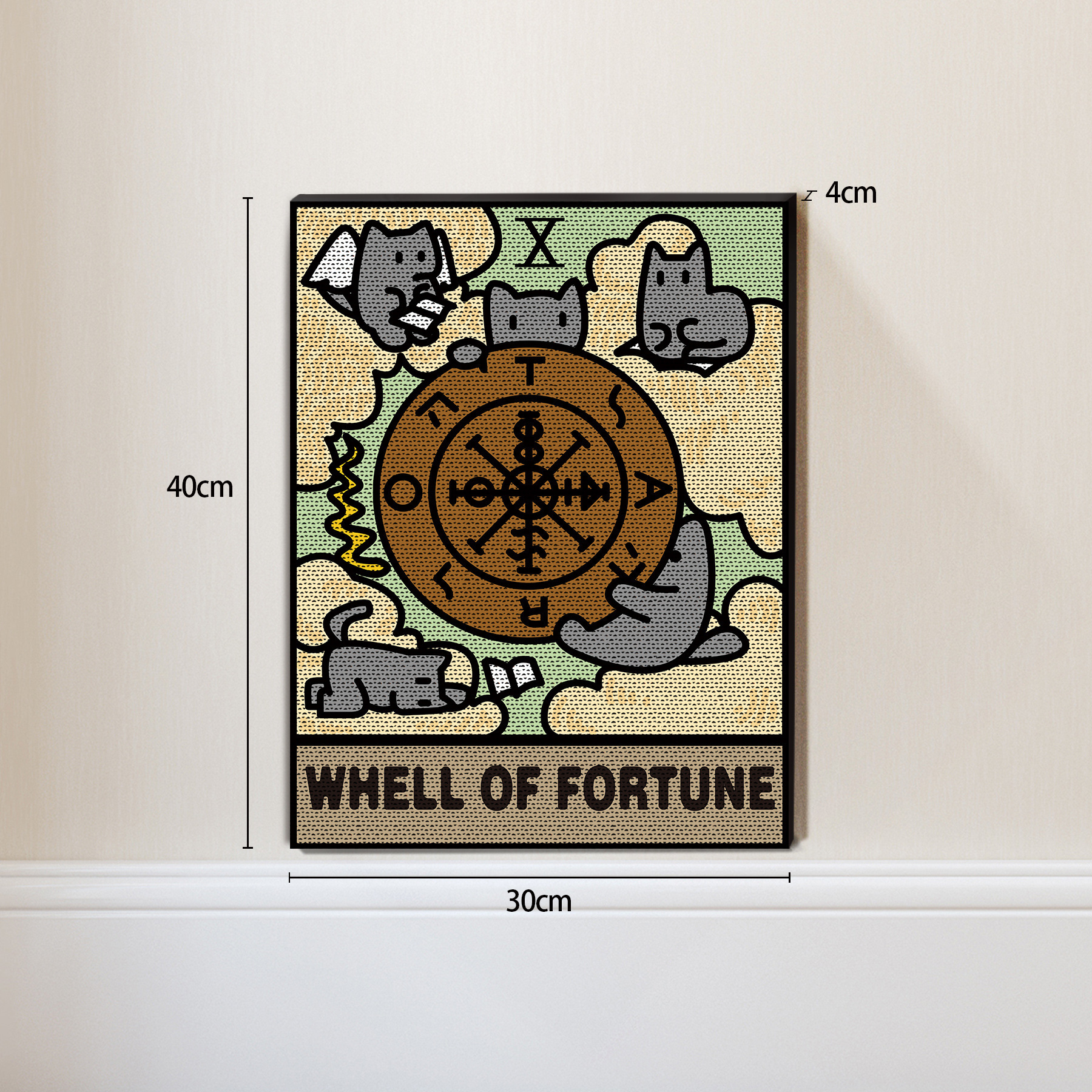 Chat de la roue de la fortune