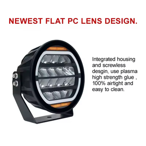 Araç aydınlatma sistemi, yeni 5/7/9 inç LED sürüş işıkları beyaz Amber DRL süper parlak LED İş işık oto kamyon için - Product Image 5