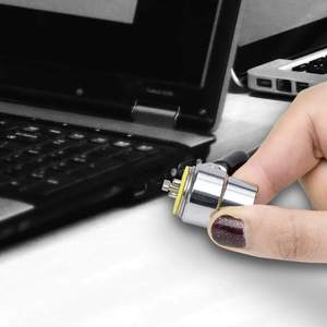 FARCTRL亜鉛合金盗難防止セキュリティスプリングケーブル2つのキーはユニバーサルケーブルラップトップコンピューターロックを運ぶ - Product Image 2