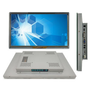 18,5 pulgadas Multimedia Compatibilidad LCD LED TFT HDMI USB Monitor táctil capacitivo industrial con entradas HDMI y BNC industrial
