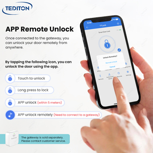 Cerradura inteligente Para puerta fechadura ổ khóa kỹ thuật số cho cửa ra vào cổng thông minh nhập Cửa Khóa với an toàn sinh trắc học ngón tay - Product Image 4