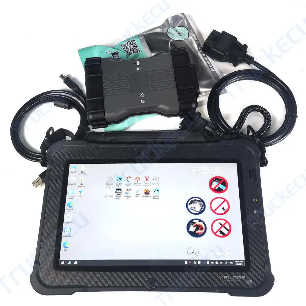 Xplore Tablet + pour MB Star C6 Diagnostic VCI Mutiplexer SD Connect Xentry DAS WIS EPC pour Benz Cars Auto Diagnostic Tool