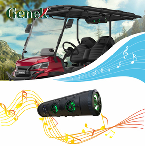Nieuw Ontwerp Ronde 8 Stuks Speaker Led Lights Golfkar <span class=keywords><strong>Mini</strong></span> Sound Bar Kar Golfkar Sound Bar - Product Image 2