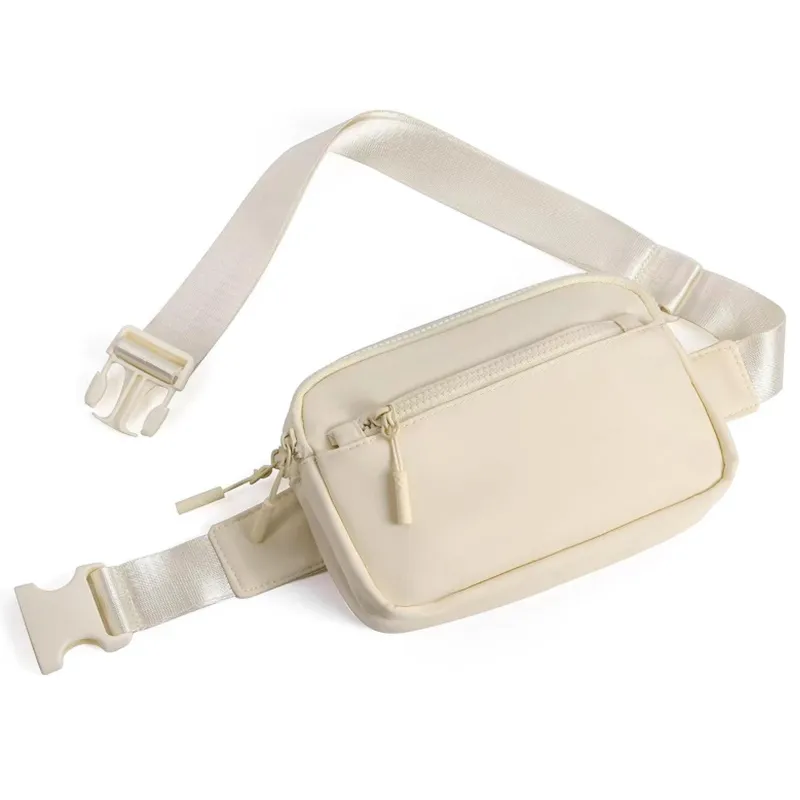 OEM Mini göğüs çantası açık Unisex spor naylon bel çantası Fanny paketi ayarlanabilir bel kemeri çanta kadın erkek için
