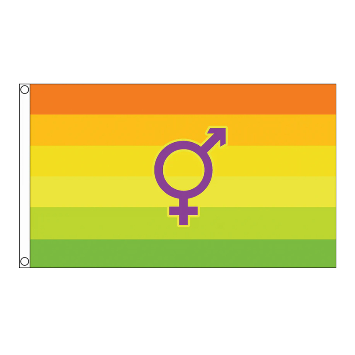 Hermaphrodite Pride 3x5 Flag