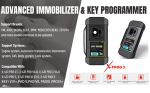 Großhandel Einführung X431 X PROG 3 Schlüsselprogrammierer XProg3 OBD2 Diagnosegerät mit Verbinder Schlüsselanlage