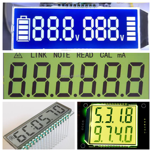 COG LCD Display 10-stellig segmentiert mit weißer Hintergrund beleuchtung - Product Image 4