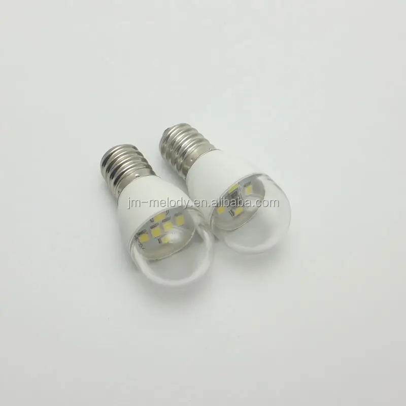 Bombilla LED T25 para frigorífico, luz para congelador, CC, 6V, 12V, 24V, 36V, 48V, 60V, 10-30V, CA, 120V, 220V, 1W, E12, E14