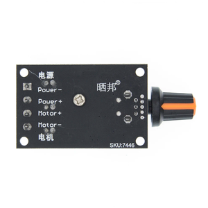 3A DC 6V 12V 24V 28V PWM DC Motor drehzahl regler mit einstellbarem Potentiometersc halter modul - Product Image 4