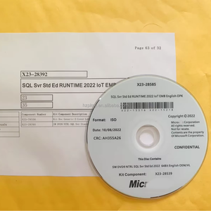 Sql Server Volles Paket Lebenslange Garantie Online-Aktivierung Sql Server Standard DVD Schneller Versand - Product Image 1