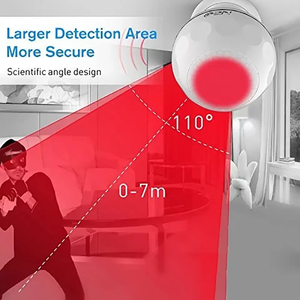 Tuya Wifi Sensor de movimiento inteligente App Control remoto PIR Alarma DE SEGURIDAD Detector de movimiento Funciona con Alexa y Asistente de Google - Product Image 3