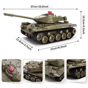 Оригинальный боевой танк HOSHI JJRC Q85, модель радиоуправляемого танка 2,4 ГГц, дистанционное управление, программируемый гусеничный танк, звуковые эффекты, Военный танк 1/30 - Product Image 3