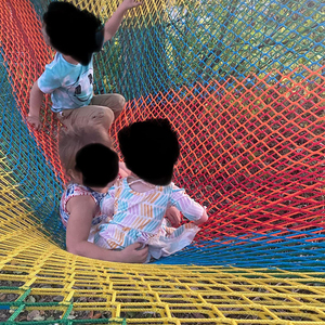 Robustes Allzweck-Pool kletter hängematte Starkes Polyester netz mit durchgehendem Zug sicherheits schutz zuges chnitten