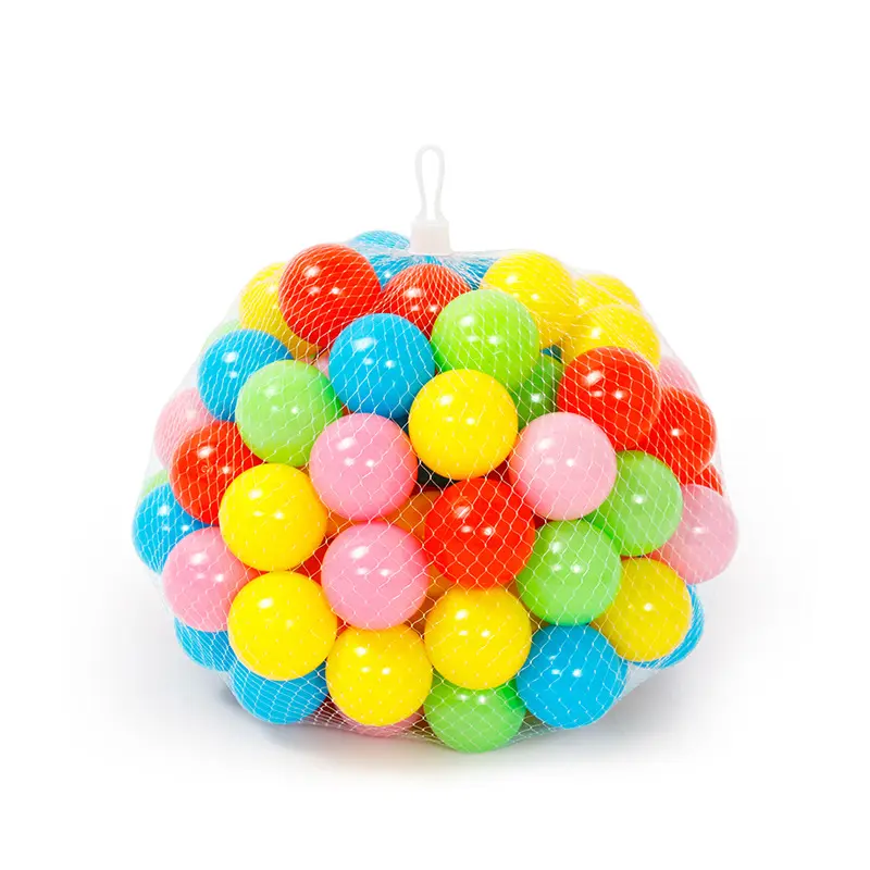 Precio de fábrica Grueso Fuerte PE Pit Ball Colorido Bebé Barato Niños Parque infantil Plástico Suave Anti-flexible Venta al por mayor Ocean Ball