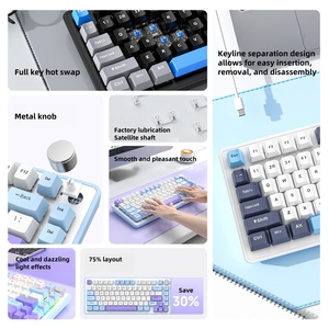 2025 New 82-Key RGB Ergonomic <strong>Computer</strong> Mechanical <strong>Keyboard</strong> USB Switch Interface for Gaming and Tablet <strong>Use</strong> - Product Image 3