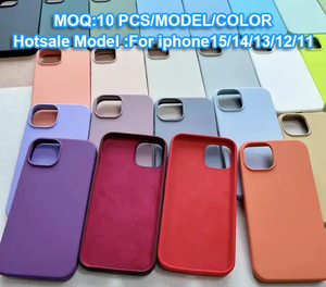 สำหรับ iPhone Apple 16เคสซิลิโคนเหลวฝาหลังเป็นไมโครไฟเบอร์สำหรับ iPhone 16 15 14 13 12