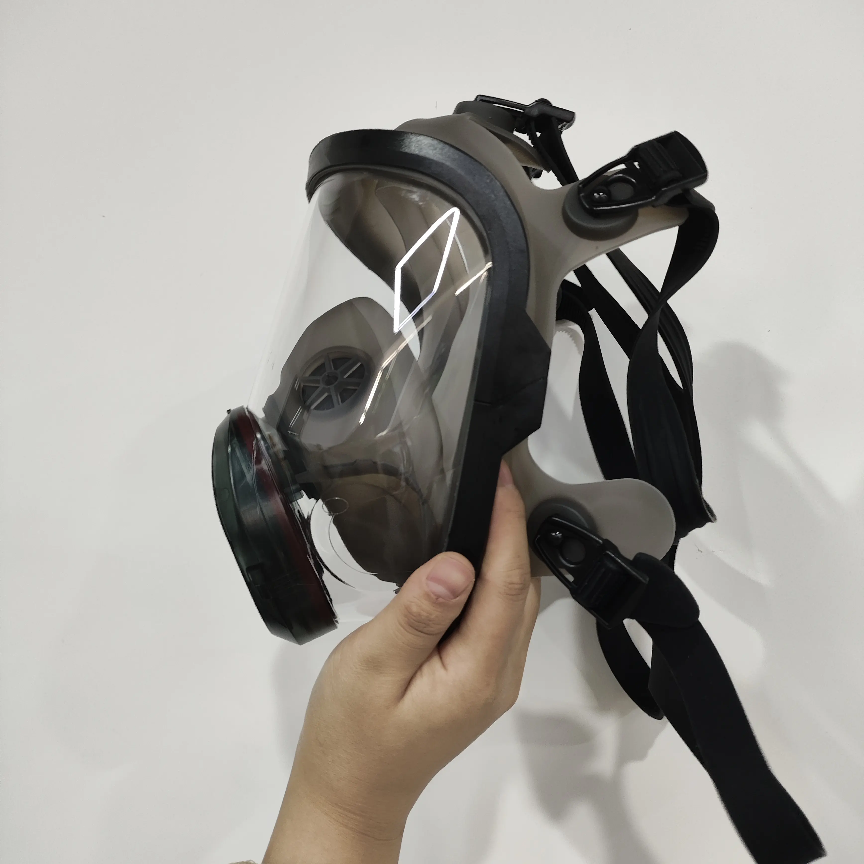 Hochwertige Silikon-Ganzmaske für das ganze Gesicht Atmungsschutz RD40 mm Schnittstelle