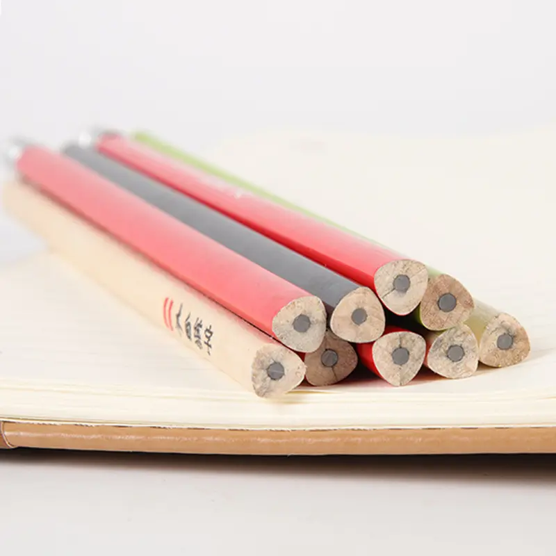 Fábrica lápis personalizados Dip-top lápis de madeira para Hotel reunião propaganda lápis papelaria pode ser impresso logotipo