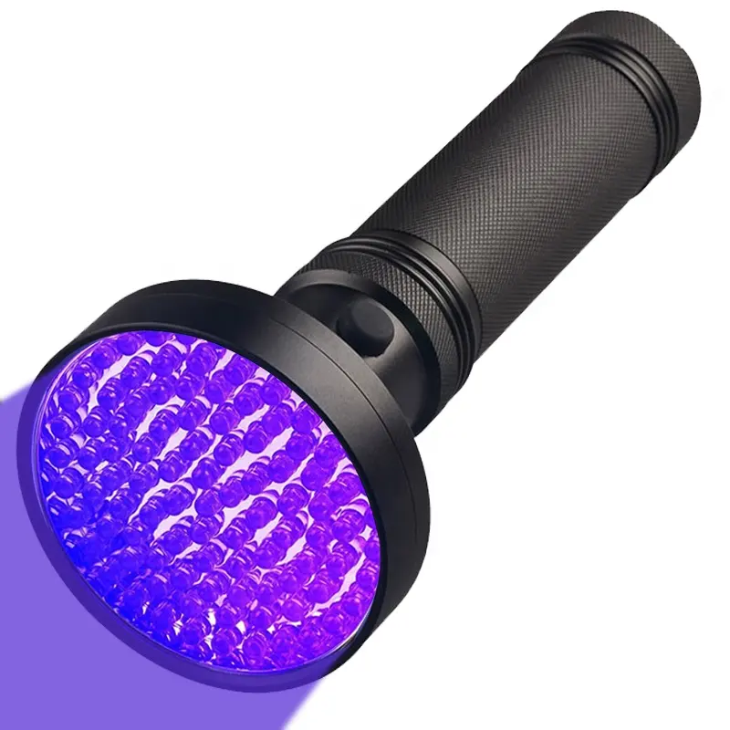 18W 395nm UV luce nera torcia Pet urina scorpione rivelatori 100 UV LED torcia