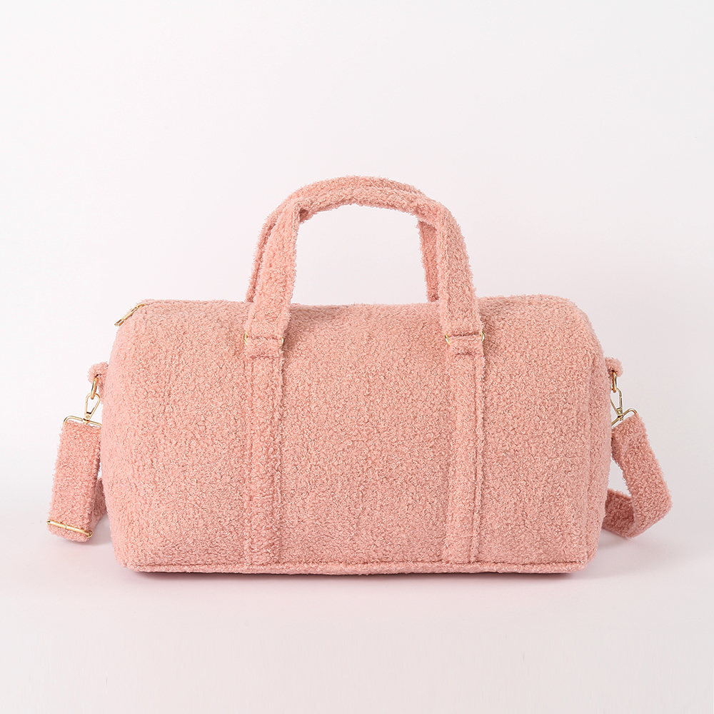 Pink Teddy duffle