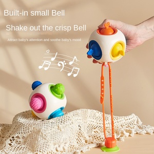 Children's Puzzle Colored Soft Rubber Soothing Ball, Bubble Player, Grasping and Pressing Board, Finger Fine Action Training <strong>Toy</strong> - Product Image 5