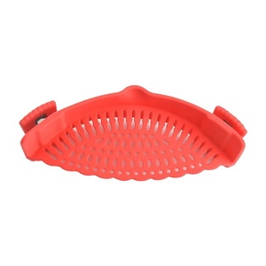 Snap N <strong>Strain</strong> <strong>Pot</strong> Strainer Pasta Strainer Adjustable Silicone Clip on Strainer for <strong>Pots</strong>, Pans, and Bowls - Kitchen Colander - Product Image 3