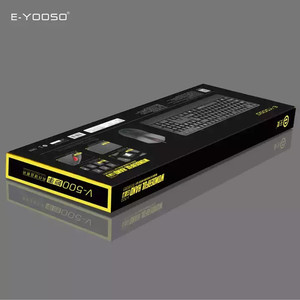 Teclado y ratón para oficina en casa, conjunto de teclado y ratón con cable para ordenador y pc - Product Image 6
