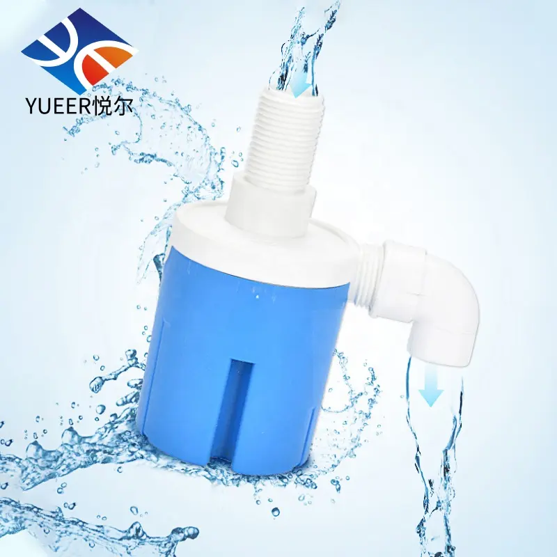 Yueer 1/2 ''бак для воды, впускной клапан башенки, автоматический клапан управления уровнем воды, плавающий шаровой клапан