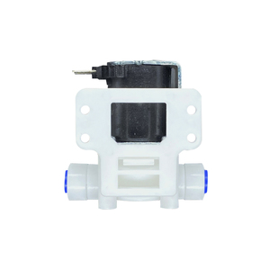 1pc电动水阀24V DC电磁阀1/4 ”反渗透纯系统反渗透控制器软管连接 - Product Image 5