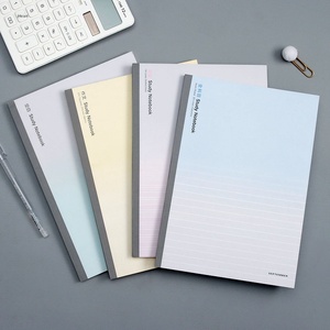 Notepad <strong>Soft</strong> Notebook Exercise Book Student Grid Blank Column Remarks Practice <strong>Note</strong> Hardcover Thermal Binding Paper Cover - Product Image 2