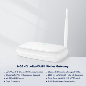 Escaneo Bluetooth de 600m 2000 m² Cobertura LoRaWAN Bajo consumo de energía Lora Gateway Edge Computing WiFi 4G Ethernet IoT Gateway - Product Image 2