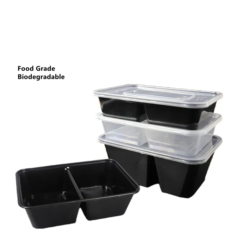 Contenitore per alimenti a microonde contenitore per alimenti in plastica portatile usa e getta bento lunch box in plastica ecologica bento lunch box