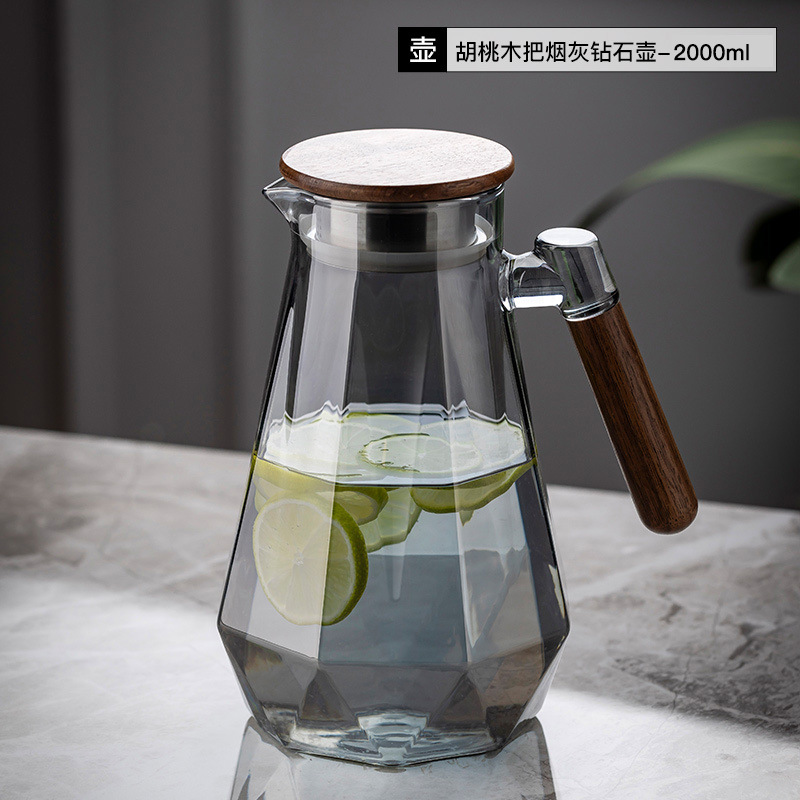 Cenicero de Diamante con Mango de Nogal - 2000ml