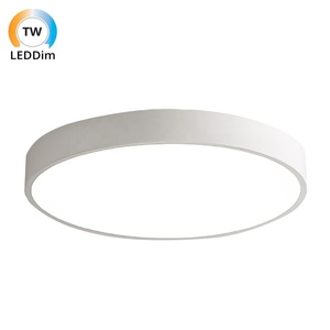 Benory 24V Tunable White 2000K-6000K <strong>LED</strong> Ceiling Light D300 D400 CRI90 Round Surface Mount <strong>Led</strong> KNX DALI <strong>PWM</strong> <strong>DMX</strong> Loxone Light - Product Image 2