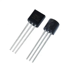 TO-92 DS18B20温度センサーチッププログラマブルデジタル温度センサーDS18B20温度取得チップIC - Product Image 1