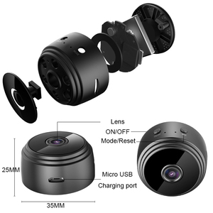 A9ミニカメラワイヤレスWiFi監視カメラ屋外セキュリティIPカメラミニビデオカメラ - Product Image 5