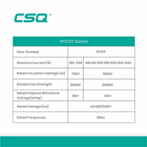 CSQ 630A Manual Changeover Disconnector <strong>Switch</strong> 3P 80A 100 Amp Transfer <strong>Switch</strong> 100 Amp - Product Image 3