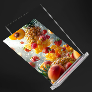 Custom Size Acrylic QR <strong>Code</strong> L or <strong>T</strong> Shape Display Stand for Pay Sign Payment QR <strong>Code</strong> Paper Holder - Product Image 5