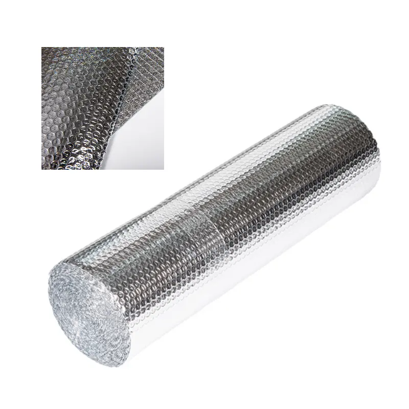 Hete Verkopende Dubbelzijdige Bubbel Reflecterende Aluminiumfolie Warmte-Isolatie Schuimplaat Schild Stralende Rol