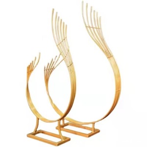 婚礼餐桌用新的金色白色摆件 - Product Image 6