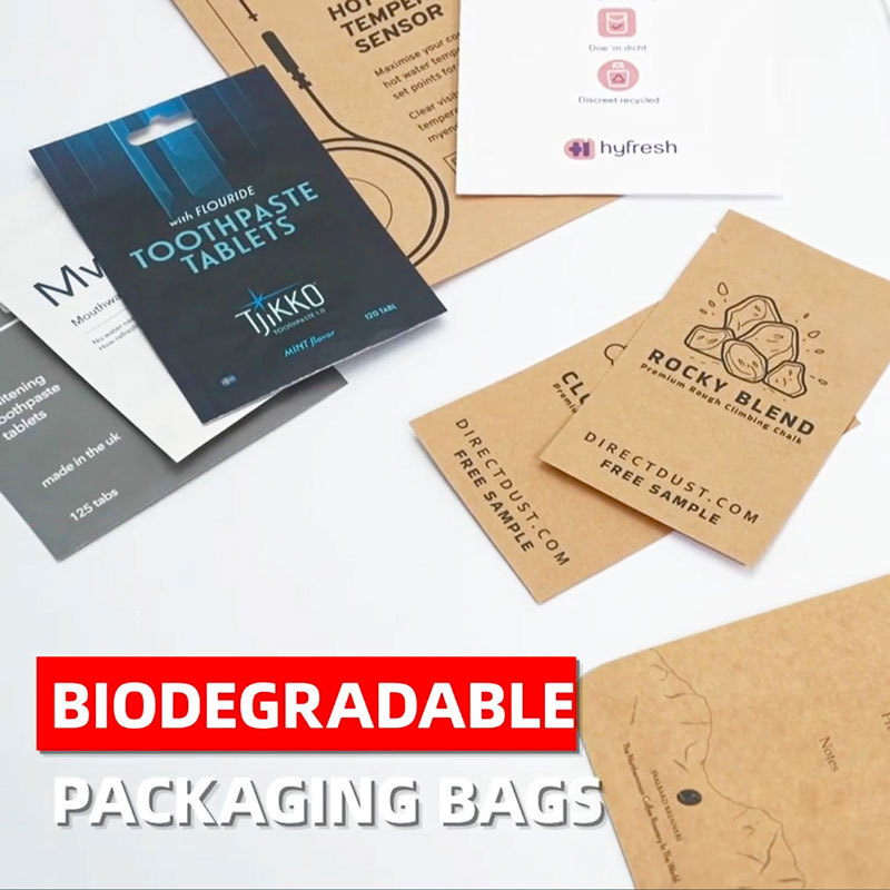 Biodegradable Kraft Paper Packaging Bag 1