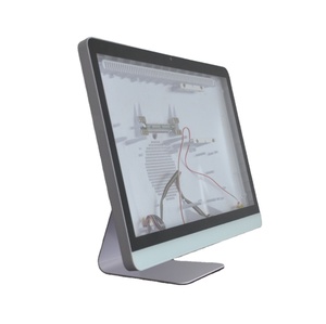 Computer da tavolino a 23.8 pollici senza CPU, scheda madre, RAM, parti dello SSD SKD con il pc barebone del pannello dell'affissione a cristalli liquidi di potere