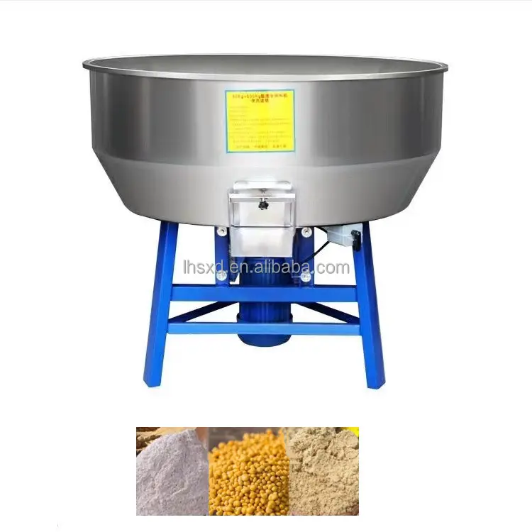 Dry and wet stainless steel feed mixer plastic particles powder color mixing machine farm blender blending machine