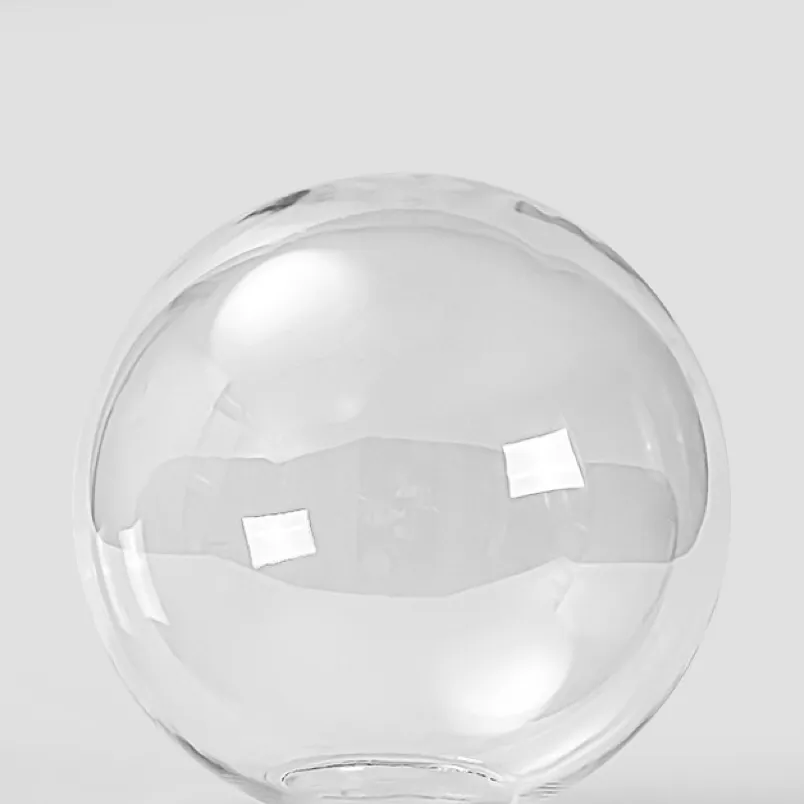 Servizio fotografico a cupola in acrilico trasparente e per display copertura del globo in acrilico trasparente