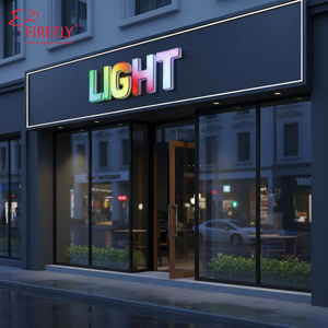 Изготовленная на заказ 3D-вывеска из акрила с LED-подсветкой, объемные буквы, светящийся логотип для магазина, индивидуальная LED-вывеска с буквами - Product Image 1