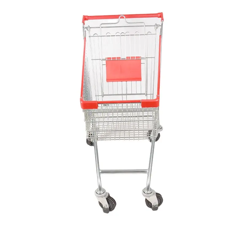 Heavy Duty 60L Metall Convenience Store Supermarkt Einkaufs wagen Trolley Zum Verkauf