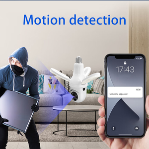 Noston 2MP V380Pro 1080P Security Camera Full Color Night Vision Motion Detection Two Way Audio Human Tracking <strong>Monitor</strong> Bulb Cam - Product Image 4